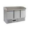 Combisteel Pizza arbejdsbord 3 d&oslash;re
