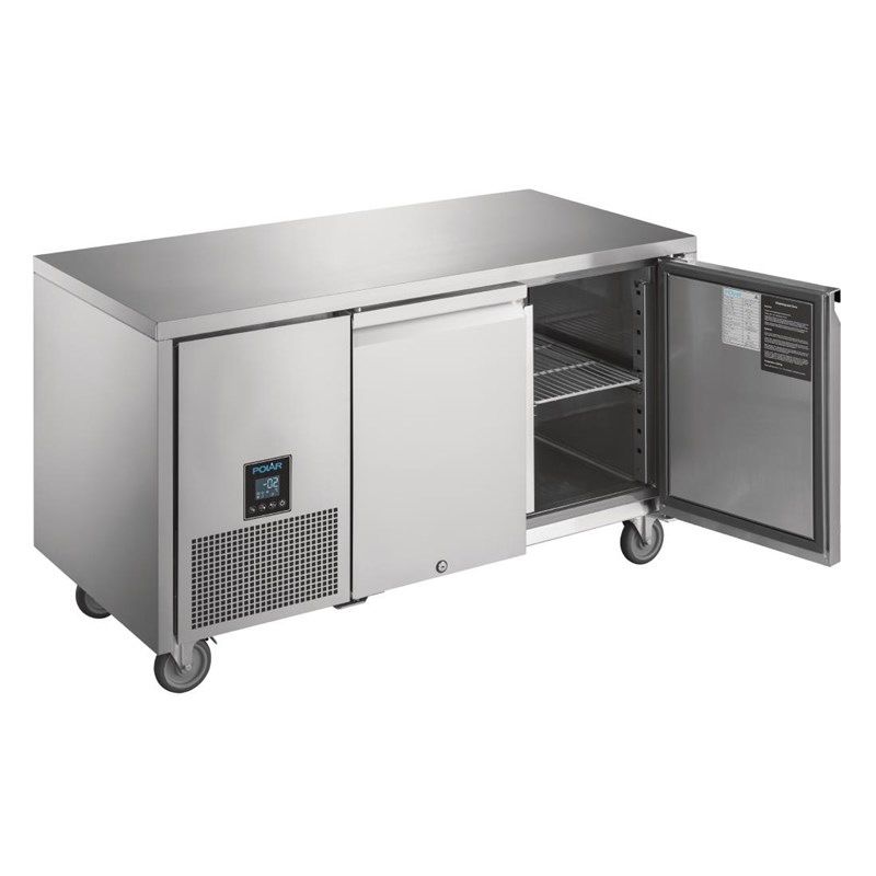 Banco de trabajo frigor&iacute;fico Polar serie U 2 puertas UA005