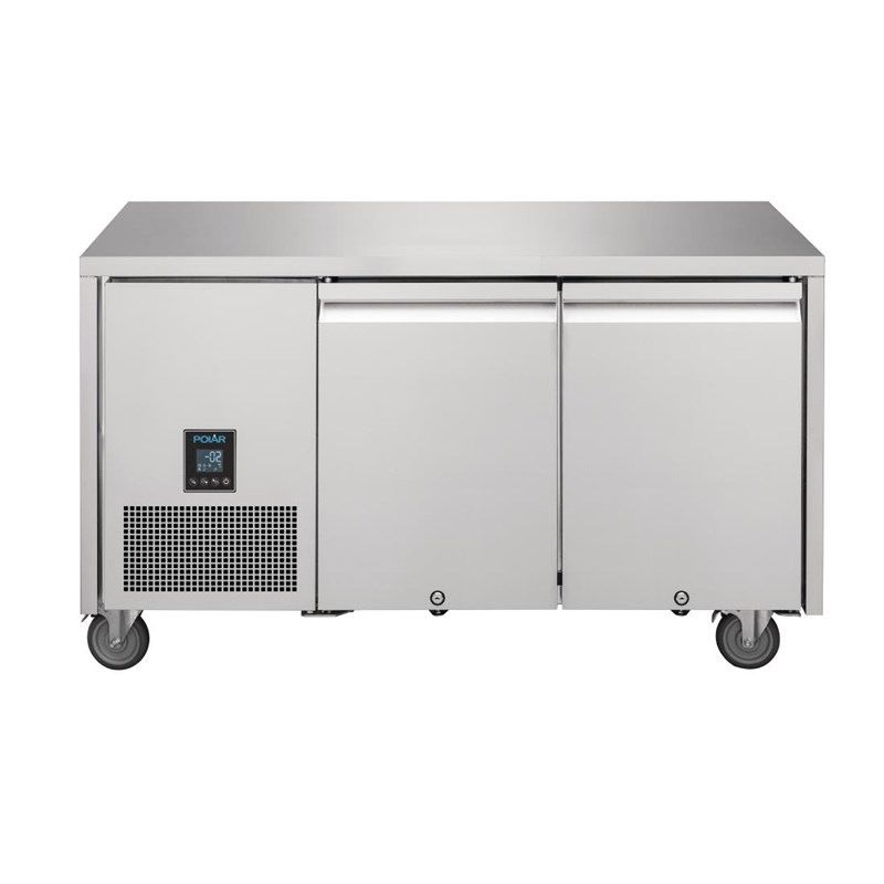 Banco de trabajo frigor&iacute;fico Polar serie U 2 puertas UA005