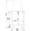 Salada Combisteel 2 portas 3x panela 1/1 gn