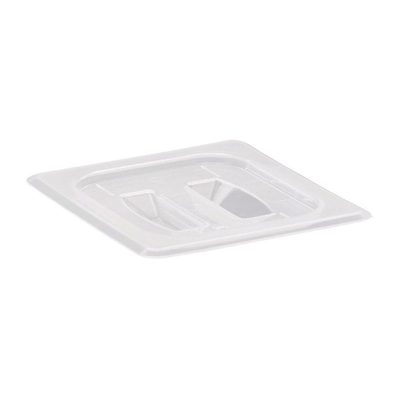 Cambro Tapa de polipropileno GN 1/6 con asa transparente