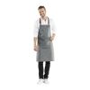 Chaud Devant Forene denim halterschort grijs 70(B) x 90(L) cm