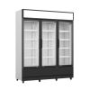 Combisteel glasdeur koelkast. 3-deurs, FCU-1200