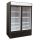 Combisteel vrieskast 2 glasdeuren 1079 liter
