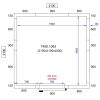 Combisteel koel/vriescel 2100x2100x2200