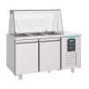 Salada Combisteel 2 portas 3x panela 1/1 gn
