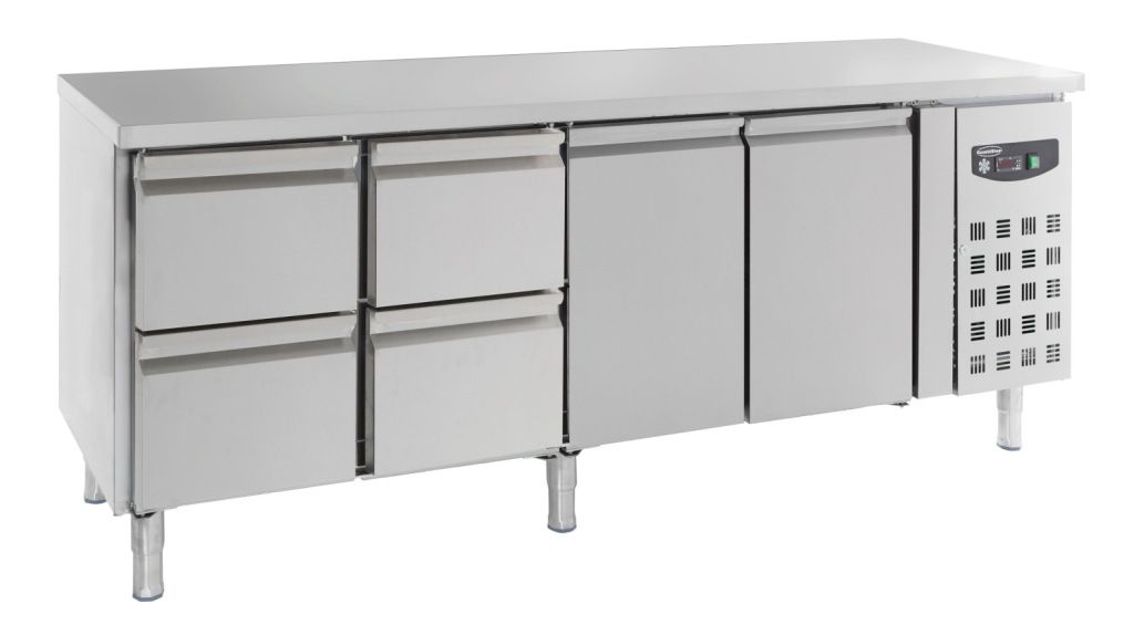 Bancada refrigerada Combisteel 700 2drs 4 gavetas 553 litros