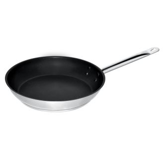 Combisteel Stainless steel frying pan + teflon &oslash;24 2.3l