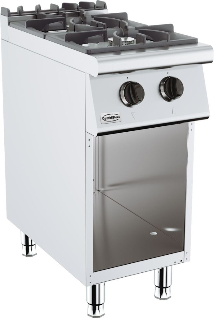 Combisteel Base 700 gaskooktafel 2 branders, 2x 6,5kW