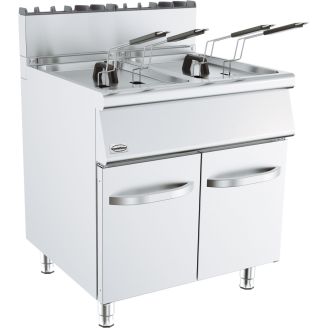 Friggitrice a gas Combisteel Base 700 2x 15 litri, 30kW, con 4 cestelli