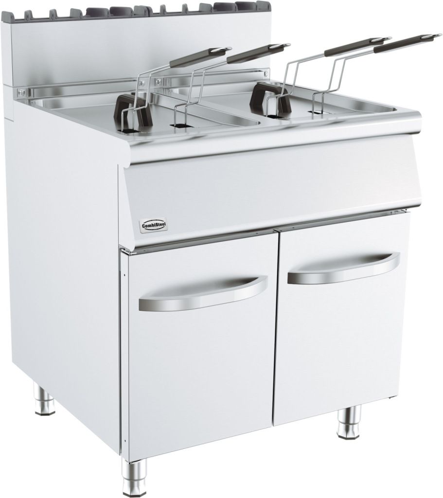Friggitrice a gas Combisteel Base 700 2x 15 litri, 30kW, con 4 cestelli
