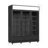 Combisteel 3-glas k&oslash;leskab - FCU-1200 BL