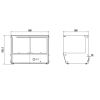Combisteel Hot vitrine 174l