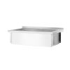 Hendi single sink table Budget Line &ndash; screwed, depth: 600 mm, Budget Line, 800x600x(H)850mm