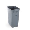 Wąski kosz na śmieci AmerBox, 60L, Jasnoszary, 455x315x (wys.) 580mm