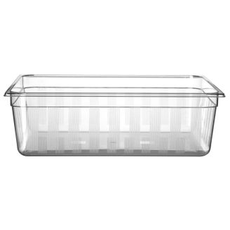 Hendi Gastronormbak 2/1 polycarbonaat transparant