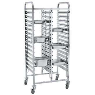 Hendi Hyllvagn 2x15 GN 1/1 740x550x1735 mm