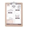 Hendi Menu udklipsholder 240x330 mm
