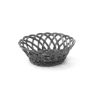 Hendi Geweven mand rond 200x65 mm zwart PP