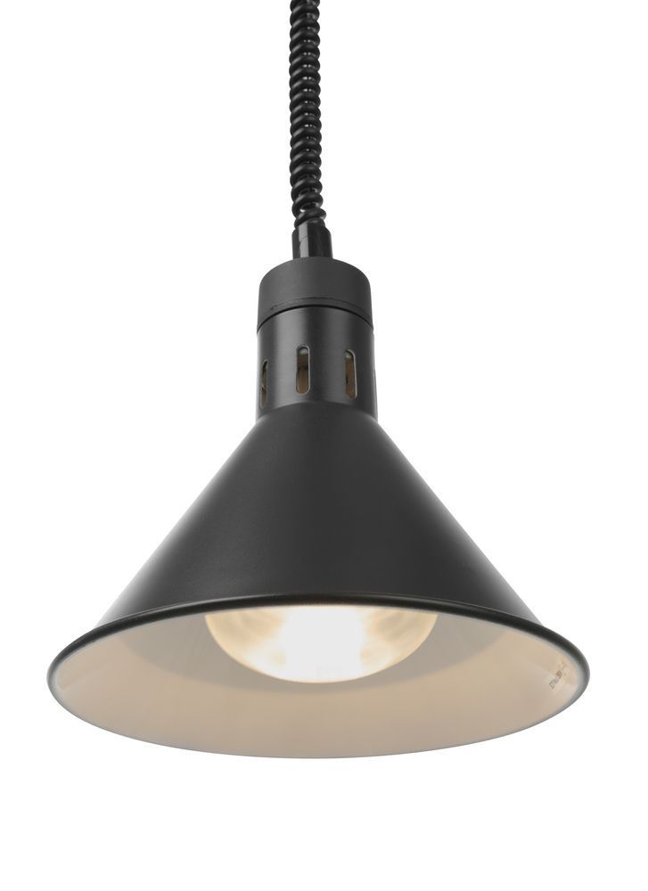 Hendi Heat lampe konisk sort