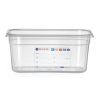Hendi F&ouml;rvaringsl&aring;da plast PP GN 1/3 150 mm