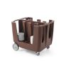 Hendi plate trolley - 6x 50 plates