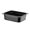 Hendi Gastronorm beholder 1/2 - 100 mm - sort polycarbonat
