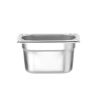 Hendi Gastronormbeh&auml;lter Edelstahl 1/9 - 100 mm | 108x176mm