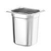 Hendi Gastronormbeh&auml;lter Edelstahl 1/6 - 200 mm | 176x162mm