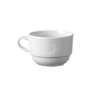 Tazza Hendi - 230 ml - Karizma - 88x111x60 mm - Bianco - Porcellana