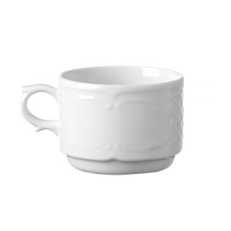 Hendi Cup 250 ml - 87x115x68 mm - Flora - Bianco - Porcellana