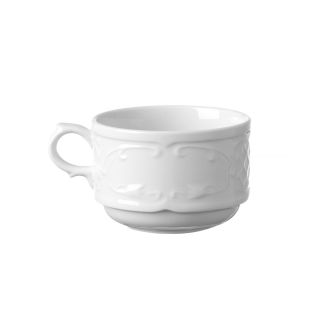 Tazza Hendi 180 ml Flora - porcellana bianca