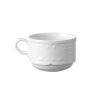 Tazza Hendi 180 ml Flora - porcellana bianca