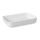 Hendi Auflaufform - Rechteck - Rustika - 375x260x75 mm - Wei&szlig; - Porzellan