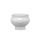 Piatto fondo Hendi - 250 ml - Testa di leone - 112x78 mm - Bianco - Porcellana