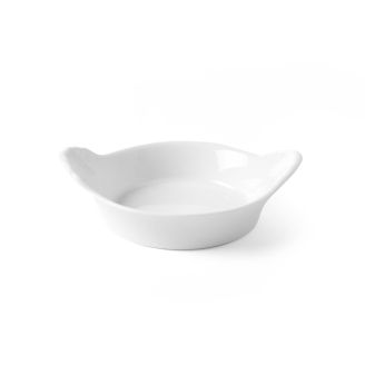 Hendi Tapas plat Huevo set 6 - 65x15 mm - Blanc - Porcelaine