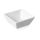 Hendi Tapas piatto Cuadrado set 6 - 80x80x35 mm - Bianco - Porcellana