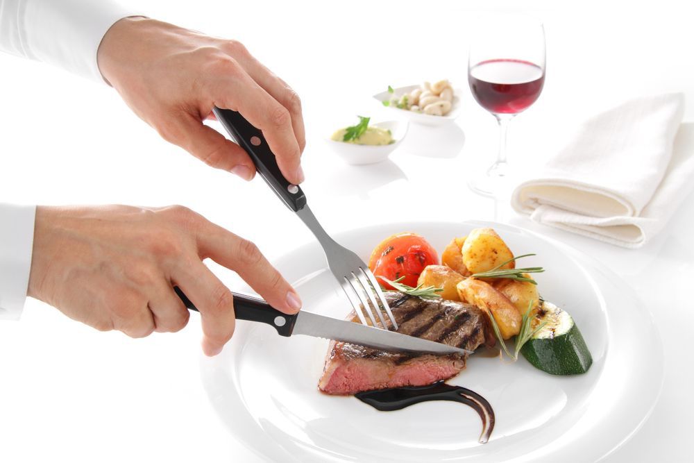 Hendi Steak Gaffel 200 mm Rustfrit St&aring;l - Kichen Line - 6 stk