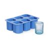 Hendi Molde para cubitos de hielo Vasos de chupito | 6 compartimentos Molde de silicona | 125x190x (H) 60mm
