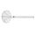 Hendi Frying scoop acier inoxydable | Avec poign&eacute;e en fil renforc&eacute; | &Oslash;180x (L) 470mm