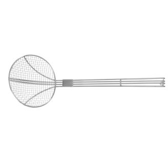 Hendi Frying scoop stainless steel | With Reinforced Wire Handle | &Oslash;160x (L) 450mm