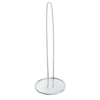 Hendi Frying scoop stainless steel | 100x330mm | With wire handle