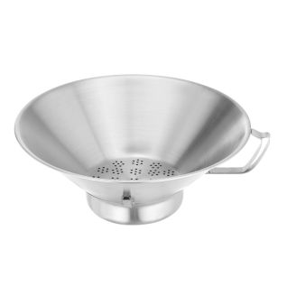 Passoire &agrave; frire Hendi acier inoxydable | Avec plateau inf&eacute;rieur amovible &Oslash;410x (H) 170mm