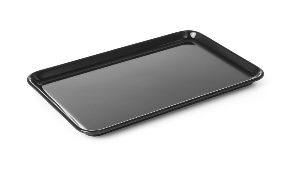 Vitrine Hendi | M&eacute;lamine noire | 270x210x (H) 17 mm