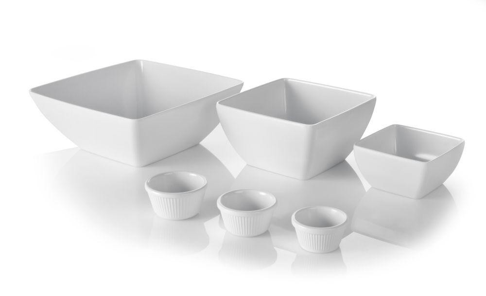 Hendi Bowl Square | Melamin 270 x 270 x (H) 105 mm