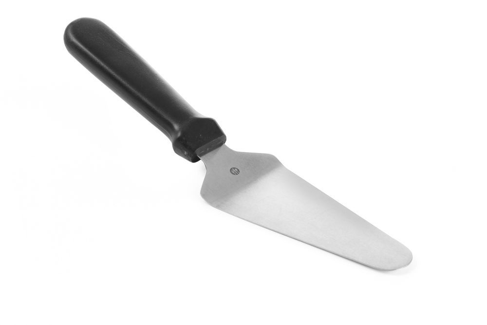 Hendi Pastry scoop rostfritt st&aring;l 260x60 mm - med svart PP-handtag