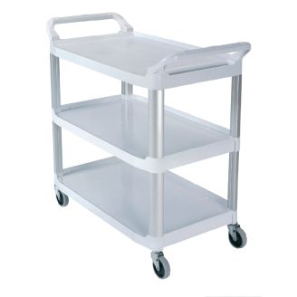 Rubbermaid X-tra serving trolley white