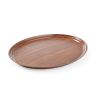 Bandeja Hendi Caoba Oval | Antslip | Resistente a golpes / fracturas | Woodform | 290x210mm