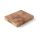 Hendi Planche &agrave; d&eacute;couper GN 1/2 45 mm - Bois d'h&eacute;v&eacute;a - 265x325x (h) 45 mm