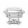 Hendi Chafing Dish | 1/2 GN | 4,5 Liter | 385 x 295 x (H) 310 mm